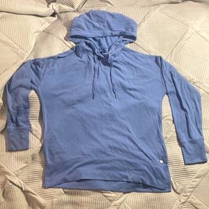 GAIAM BLUE HOODIE- medium drawstring pullover hoodie, breathable